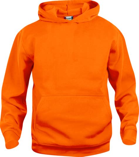 Orange Hoodie Template
